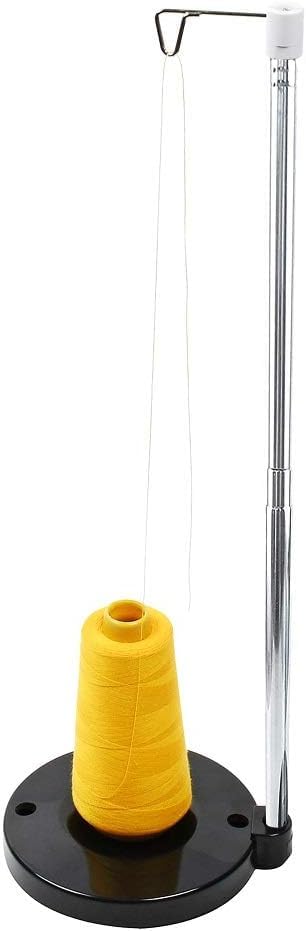 Adjustable Height Thread Holder Stand for Spools of Sewing Machine Black - color: Adjustable Black