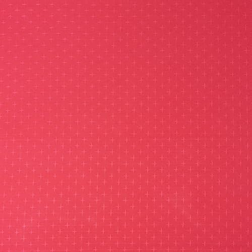 Singer Fabric, 100% Cotton, Embroidery Fabric, Cut by The Yard, Red - color: Red