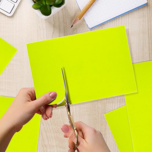 10PCS Bright Yellow Self Adhesive Felt Fabric Sheets Sticky Felt Sheets for Craft Supplies Art Home Making（8.3" x 11.8"/20 x 30cm） - color: Bright Yellow