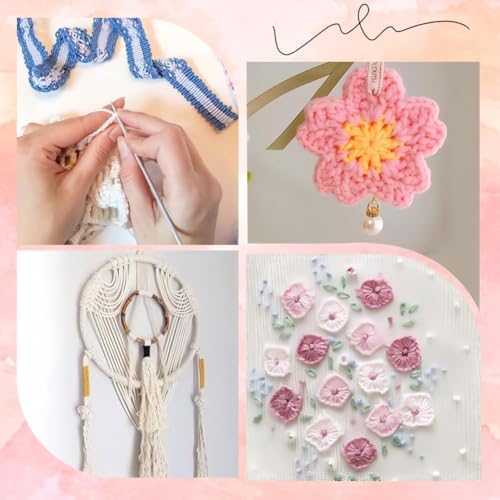 10 Skeins 87.5 Yards 6 Strands Hand Variegated Embroidery Floss Gradient Cross Stitch Thread Friendship Bracelet String Yarn Bracelets Threads Bulk for Sewing Crochet Crafts Stitching DIY - color: Colorful