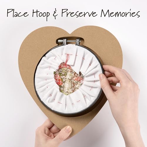 Bucilla, Embroidery Hoop Heart Frame, Fits 6" Embroidery Hoop - size: 6", style: Heart