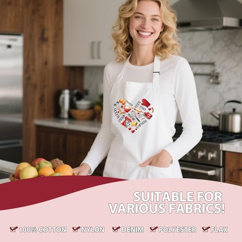Dtf Transfers Ready to Press - 20Pcs Kitchen Queen Iron on Transfers for Tshirts, Baker Lovers Sarcastic Quotes Iron on Decals Patches, Cook Chef Bake Theme Heat Stickers for DIY Clothes - color: Kitchen Queen478