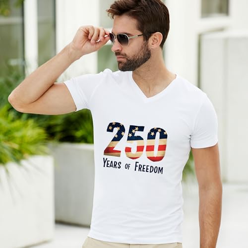 American 250th DTF Transfers Ready to Press, Iron on Decals for T-Shirts - color: USA 250th 195