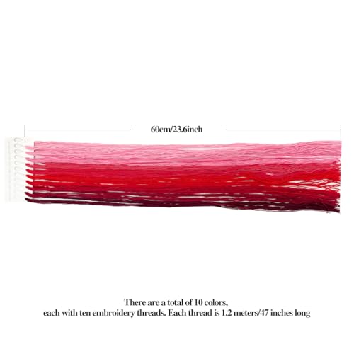 1 Pieces Cross StitchEmbroidery Floss,100% Eco-Cotton Cotton Premium Skeins, Ideal for Arts & Crafts (Green Series 67891) - color: Green Series 67891