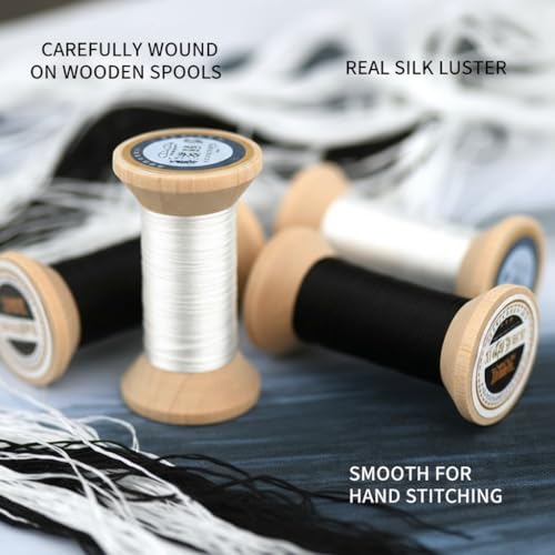 Natural 100% Mulberry Handmade Embroidery Silk Thread Silk Floss (88) - color: 88