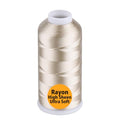 Simthread Rayon Embroidery Thread 5500 Yards, 40wt 100% Rayon Viscose for Commercial and Domestic Machines - Pussywillow 1060 - color: Pussywillow1060