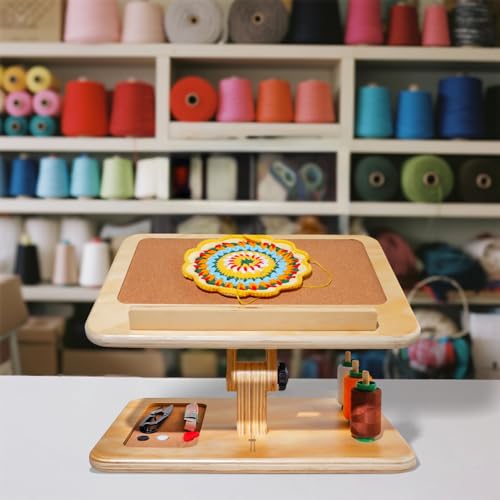 Adjustable Lap Desk For Sewing & Crafting, Folding Table With Storage