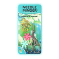 Needle Minder Set - Mandala Dragon Magnetic Needle Minder + 2 Needle Threaders + Crane Scissors. Enamel Pin for Cross Stitch, Embroidery and Craft - size: Dragon Set #2