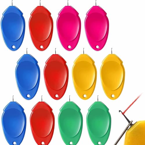 20PCS Needle Threaders Plastic Sewing Needle Threader Tool Simple Wire Loop for Sewing Small Eye Needles Embroidery Craft Knitting Quilting - style: Style B
