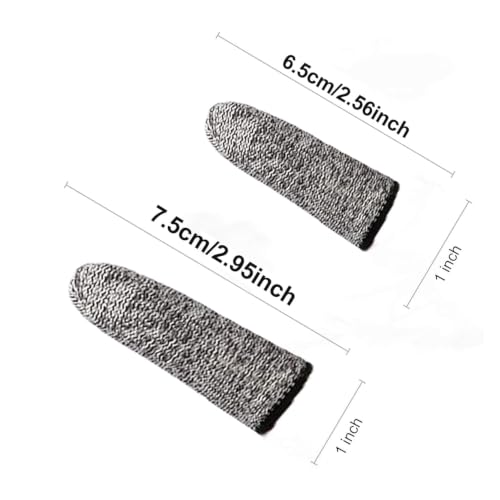 Elfzone 100PCS Finger Cots Cut Resistant Protector,Finger Covers for Cuts - size: 100pcs