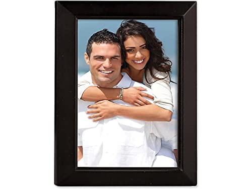 Lawrence Frames Estero Collection, Black Wood 8 by 10 Picture Frame - color: Black, size: 8x10