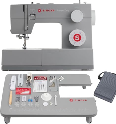 SINGER® 4452 Holiday Bundle Heavy Duty Sewing Machine + Accessory Kit