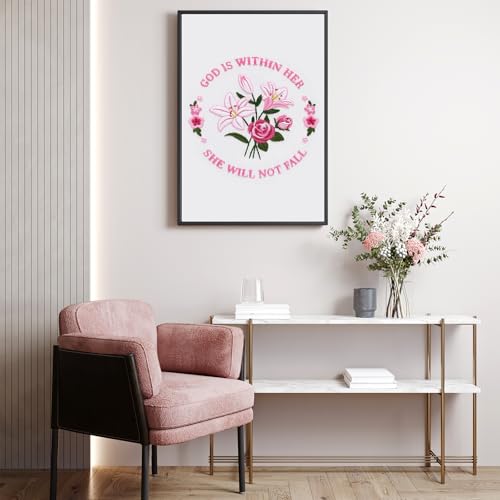 Louise Maelys Easter Tulip Rose Embroidery Kit for Beginners DIY - color: Easter Flowers