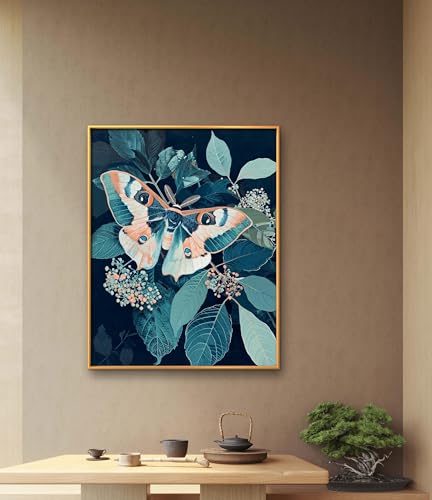 Leczany Cross Stitch Stamped Kits Patterns Craft Kit Needlepoint Full Range of Embroidery Starter Kits Beginners for DIY 11CT 3 Strands | Beautiful Butterfly 13.4×17.4 inches - color: 11CT Stamped kits,Beautiful Butterfly 13.4×17.4 inches