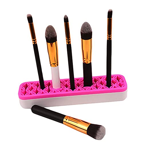 Brush Storage Box Sew Desktop Organizers Diamond Painting Pen Holder Sewing Craft Tool Holder, Rose Red