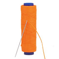 Waxed Thread, Strong Thread for Leather, Upholstery, Shoe, Bag, incl. Needle (Colour: NEON Orange) - color: Neon Orange