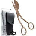 Duckbill Scissors for Applique & Embroidery - Double Curved, 6", Rose Gold - color: Rose Gold