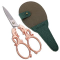 YOUGUOM Sewing Scissors with Cover, Multipurpose Craft Shears - color: Rose Gold