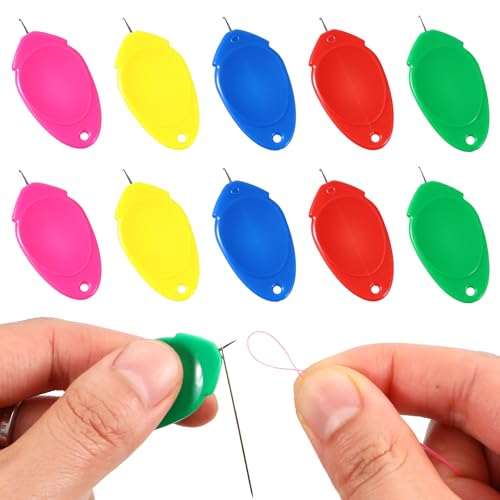 10 PCS Needle Threaders Needle Threader Tool for Hand Sewing Embroidery Simple Needles Threaders Tool for Needles Work, Sewing Machine, Embroidery