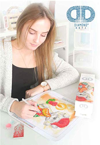 DIAMOND DOTZ Dancing Koi Fish Diamond Painting Kit for Adults with Gems - color: Dancing Fish