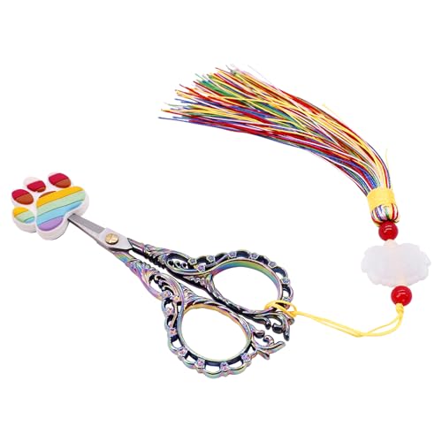 Embroidery Scissors with Cover Stainless Steel，for Sewing Craft