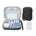Diabetic Supplies Travel Case for Glucose Meter Diabetes Testing Kit-Black - color: Black