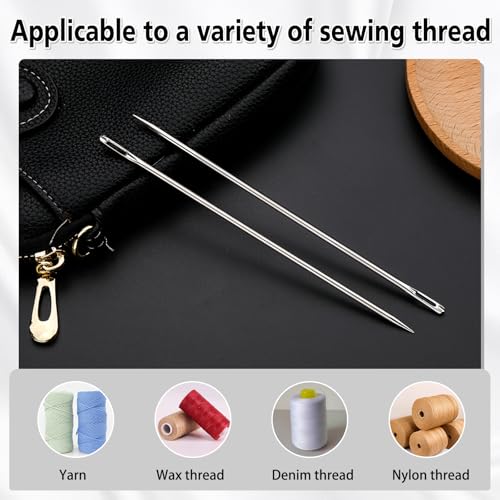 Long Upholstery Needles 6" Large Sewing Needle Tapestry Needle Yarn Needle - size: 6 in