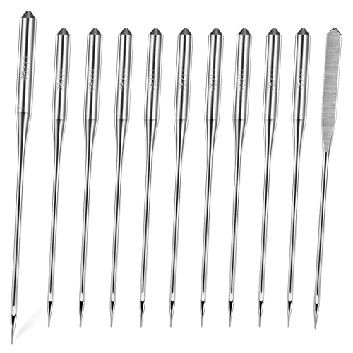 Singer Brother 100 Pcs Universal Sewing Machine Needles - Size 75/11, Heavy Duty, Quilting & Embroidery, Regular Point, Compatible with Singer Brother Old Sewing Machine