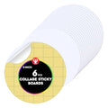 Hygloss Sticky Circle Craft Boards - 6 Pack 5-Inch Self Stick Collage Boards for Kids - Peel & Stick Mounting Boards for Art Projects, School Crafts, Classrooms, and DIY Displays - size: 6-Pcs, style: Circle 5"