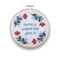 FUNATIC Home is Where The Fart is Funny Embroidery Kit for Adults - color: Home Is Where The Fart Is