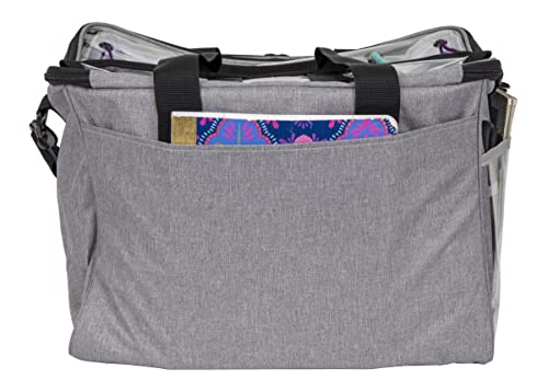 ArtBin Needleworks Project Bag, Portable Craft Tote, Grey - color: Gray, style: Needleworks Project Bag