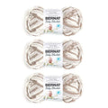 Bernat Baby Blanket Yarn for Crocheting Soft, Sand Castles, 3-Pack - color: Sand Castles, size: 3 Pack, style: Baby Blanket