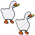 2pcs Funny Stabby Goose Needle Minder, Needle Minder Magnet, Magnetic Needle Nanny Needlework Accessories