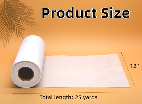 Tear Away Embroidery Stabilizer Backing, Medium Weight, 12" x 25 Yd Roll