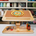 Adjustable Lap Desk For Sewing & Crafting, Folding Table With Storage