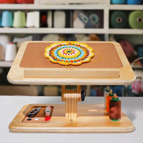 Adjustable Lap Desk For Sewing & Crafting, Folding Table With Storage