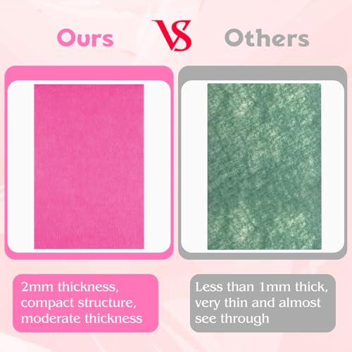 NEBURORA 20 Pcs 2mm Thick Stiff Felt Sheets for Crafts Sewing(Dark Colors) - color: Red,hot Pink,purple,green,royal Blue