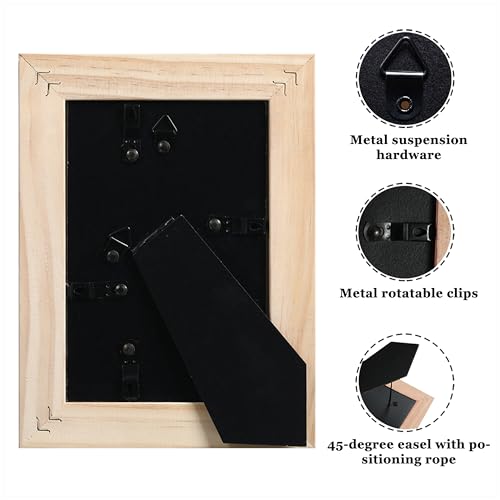 CORE ART 4x6 Picture Frame, Solid Wood Rustic Dark Gray, 2 Pack - color: Dark Grey, size: 4x6 - 2 pack