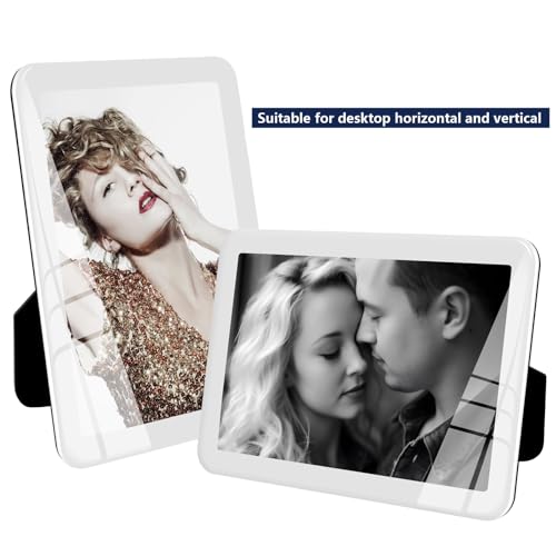 Bluesun 4×6 Picture Frame White, Vertical & Horizontal Wall & Tabletop - color: white, size: 4x6 （1 Pcs）