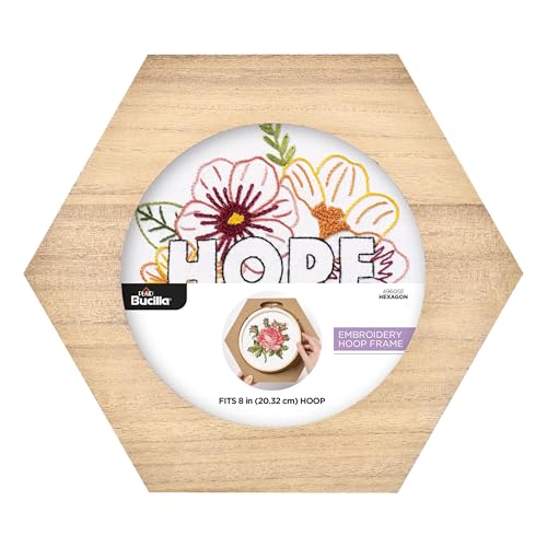Bucilla, Embroidery Hoop Hexagon Frame, Fits 8" Embroidery Hoop - size: 8", style: Hexagon