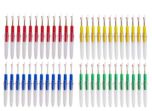 Ouyatoyu 48pcs Colorful Seam Ripper Seam Rippers for Sewing Tool Handy Stitch Ripper Hem Ripper Sewing Stitches Sewing Tools for Opening Removing Seams and Hems