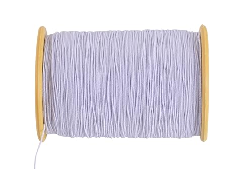 KONMAY 0.5mm Elastic Sewing Thread, 1100 Yards Black&White - color: Black&white