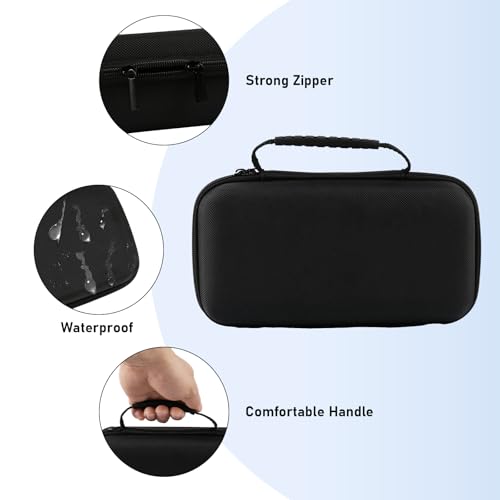 Portable Air Compressor Storage Box - Universal Case Compatible with MODARI/Skight/LOLSSA/Teffim/Hafuloky/Frarome/ILTIDE Tire Inflators, Car Air Pump Organizer for Air Tubes & Accessories (Box Only) - color: Black+black Zipper2
