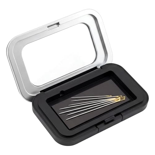 Hecila Magnetic Needle Holder Cases Magnetic Pin Holder Box Under 6.5cm