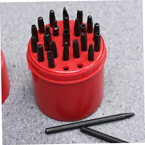 DOITOOL Watch Needle Punch Tool Set 25-Piece Staking Punching Hand Presser for Watch Repair Watchmaker Staking Tool with Portable Storage Box 2.75X1.96X1.96In