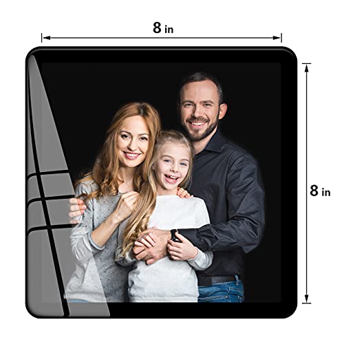 Bluesun 8×8 Picture Frame Black, Vertical & Horizontal Wall & Tabletop - color: Black, size: 8x8 （1 Pcs）