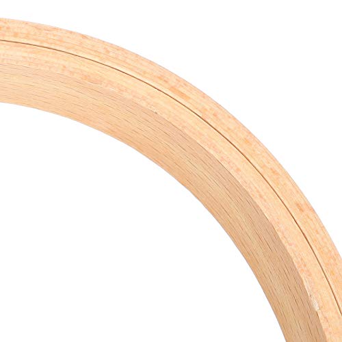 Embroidery Frame , Oval Embroidery Hoop , Wide Wooden Stitch Hoop Rings , for Embroidery , Stitching , Cross Stitch , Needle Point , Silkpainting , Art Craft Handy Sewing , etc