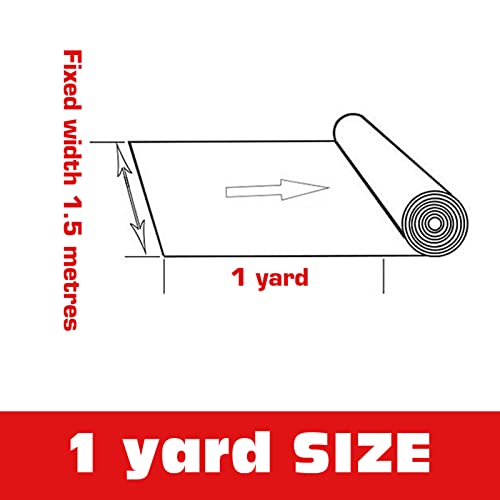 100% Light Blue Cotton Fabric for Sewing by 1 Yard, 59”Width Quilting Fabric Medium Weight 5.8 oz, Muslin Fabric by The Yard, Embroidery Cloth - color: Light Blue, size: 1yard