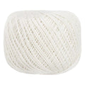 MECCANIXITY Crochet Thread Pearl Cotton Size 3 Cream White Pearl 164 Yards for Crocheting Tatting Knitting Embroidery Sewing - color: Cream White