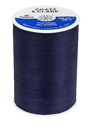 Coats & Clark Dual Duty All Purpose Sewing Thread 230A 400 Yards Each Spool 12 Pack Bundle with Bella's Crafts Needle Threaders (White Natural Nugrey Black) - color: White Natural Nugrey Black
